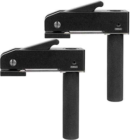 CDIYTOOL Halteklemme, 2 Stück, 19 mm/20 mm, Klemmset für Hundeloch, schnell wirkende Halteklemme, Holzbearbeitung, Schreibtisch-Clip, verstellbarer Rahmen, schnell fixierte Klemmbefestigung (20 mm)