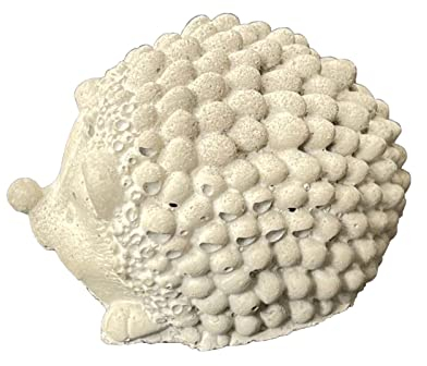 ZGM Betonfigur Igel Flori - handgefertigte Dekoration für Garten und Haus