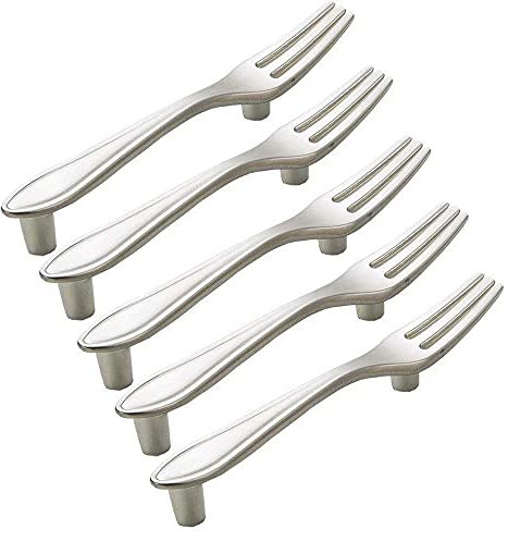 Poil de tiroir, poignées de porte de garde-robe en placard, poignées de meubles bouton, séries ustensiles de quincaillerie: Points / poignées du tiroir de l'armoire de cuisine de forme de forme de fou