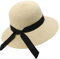 Zylioo XL Chapeau de Paille Femme Grosse Tête Chapeau de Soleil en Paille Large Bord Chapeau de Paille surdimensionné UV Chapeau d'été Chapeau de Plage