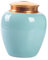 Uziqueif Ceramic Pet Urn Haustier Hund Katze Memorial Einäscherung Beerdigung Funeral Urn for Asche Aufbewahrungs Särge, Urnen & Gedenksteine Für Hunde,Blau