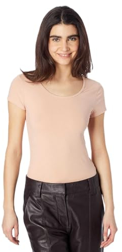 ONLY Damen Onllive Love S/S O-Neck Top 2pack Noos, Misty Rose/Pack:Cloud Dancer, M