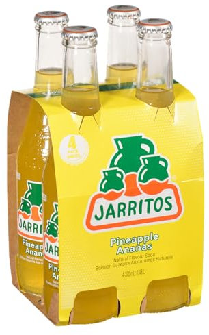 Jarritos Boisson gazeuse ananas 370 ml x 4 bouteilles