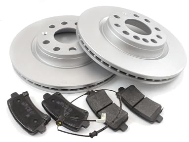 BOSCH Bremsen Set Bremsscheiben Scheibenbremsen Ø312 belüftet beschichtet vorne + Bremsbeläge Bremsklötze für Touran Passat Variant Caddy III Kombi Golf V Beetle Cabriolet EOS Scirocco
