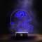 Great Branding Los Angeles Rams NFL LED Lampe Licht Logo Helm, Wechselmodus mit 6 unterschiedlichen Farben