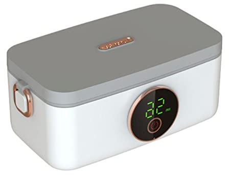 Boîte À Lunch Chauffante Pour Le Travail Et L'école Récipient À Lunch Chauffe-plats Portable Alimenté Par Batterie Avec Fonction Chauffage À 5 Vitesses Boîte À Lunch Chauffante Portable