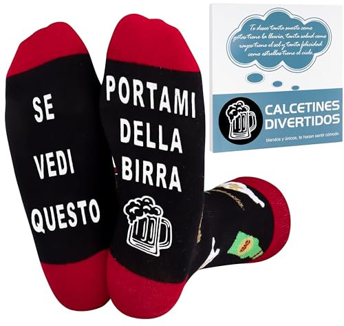 Merclix Birra Regalo Calzini Uomo Divertenti Idee Regalo Uomo Natale Idee Regalo Papà Calzini Birra Uomo Regali Divertenti Uomo Regalo Fidanzato Per Lui Regalo Uomo Compleanno