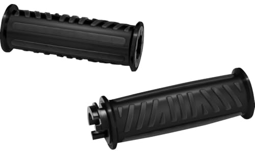 Show Chrome Combat Grips für Can-Am Ryker Black Billet Aluminium Ryker 600, 900, Rally, Sport, rutschfest, ergonomisch 17-455BK
