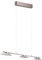 Trio LED Sospensione Merton 343610307, Metallo Nichel opaco, Vetro bianco, incl. 3 x 9 Watt LED, interruttore dimmer, Lift Me