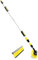 XPOtool 2in1 Spazzola e lavavetri con Manico allungabile 145-300cm per Lavaggio Auto Veicoli