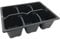 Oakland Gardens 6 Cells Multi Cell Tray Bedding Pack Plug Plant Half Size Seed Trays Inserts With Holes Pack of 20