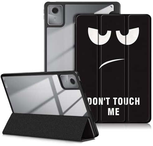 DINGGUAGUA for Lenovo Tab M11 Case 11 inch 2024 Release, with Pen Holder Tri-Fold Hard Shell Protective Tablet TB330FU Cover with Auto Wake/Sleep,Don't touch