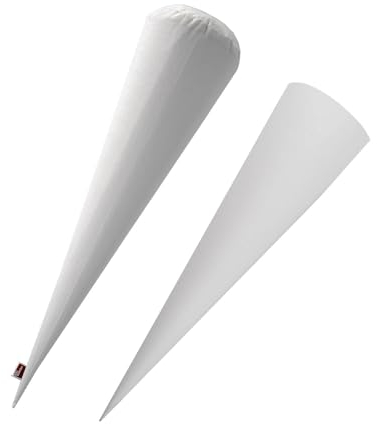 POWER INN Schultütenkissen ca. 70cm + Papprohling | Zuckertüte Innenkissen zur Einschulung | Füllkissen für die Schultüte | Stoff 100% Baumwolle | Allergiker geeignete Füllung (1, 70 cm + Rohling)