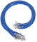 sourcing map 20Pcs Waxed Necklace Cord Bulk Blue 2mm Dia 18 Necklace String Rope with Chain Clasp for Pendants Bracelets Jewelry Making Supplies Accessories
