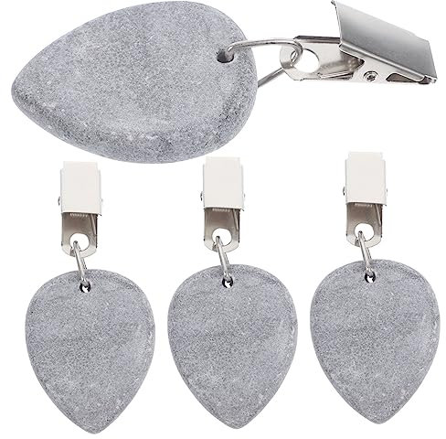 CIYODO 4stücke Tischdeckengewichte Mit Clip Outdoor-tischdeckenclips Zarte Tischdeckengewichte Kompaktes Tischdeckengewicht Kleiner Tischdeckenclip Austauschbare Camping-tischdeckenclips