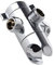 ORFOFE 1pc 1/2 Universal-dusche Wasserteiler Basis Badezimmer Dusche Umschaltventil Wasserhahn Drei-wege-wassersegregator Für Zu Hause (silver Arc Buckle)