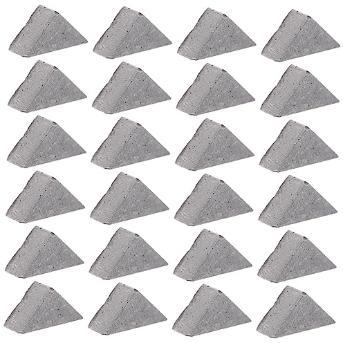 Alasum 600stücke Simulationsziegel Dreieckige Bausteine Für Miniaturlandschaften Puppenhäuser Und Modellbau Maßstab Zubehör Für Kreative Bastler