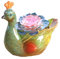 zmgmsmh Blumentopf in Pfauenform, Keramik, Sukkulenten-Blumentopf, Tierform, niedlicher Vase, Kaktus, Blumentopf, Blumentopf, Behälter, Pflanzgefäß mit Ablaufloch, für Zuhause, Büro, Schreibtisch,