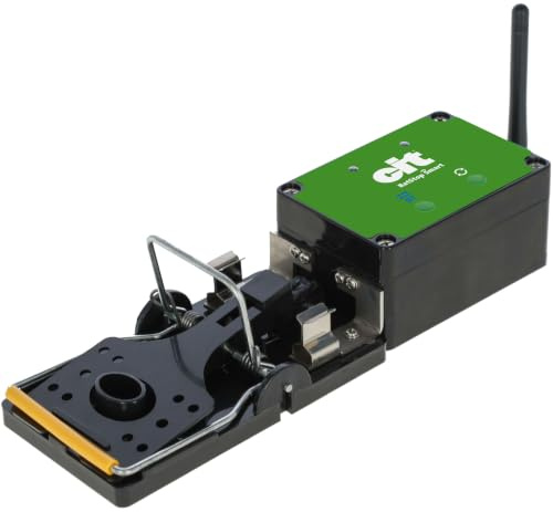 cit Kerbl Rattenfalle ratStop Smart | 27 × 7 × 5 cm, schwarz/grün, 2 × 1,5 V, für Landwirtschaft, Gewerbe und Lebensmittelbetriebe
