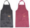 RUACDIQ 2 Stück Küchenschürze, erstellbare Schürze mit 2 Taschen, schürze für Männer damen Chef, kochschürze zum Kochen, Kochen, Gärtnern