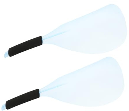 PAMINGONO Haarschutzschild Präzises Haarschnittschutzschild 2 Stück aus Kunststoff für Friseure Wiederverwendbar Blau für Friseursalons und Beauty Spas