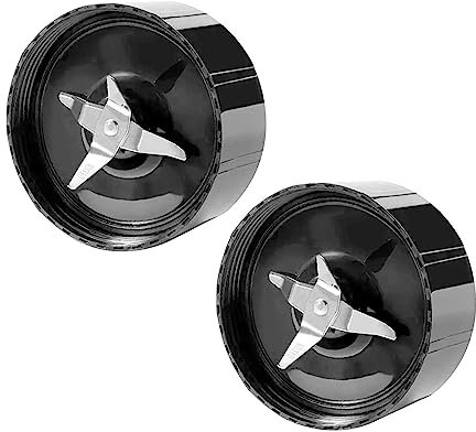 2 Pack Kreuz Klinge Teile für Magic 250W Mixer, Entsafter und Mixer, Mixer Teile MB1001