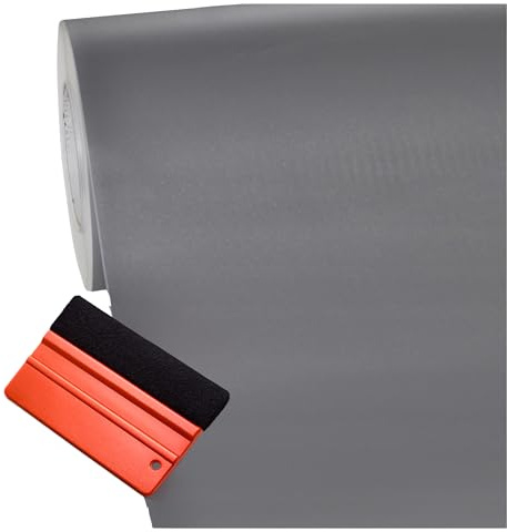 Solar Systems - Möbelfolie Metall 60x200cm | Selbstklebende Möbelfolie, Küche Deko, Küchenfronten, Blasenfrei, Wasserfest, Wiederablösbar, Rakle im Set
