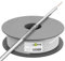 Goobay 27528 100 dB Câble d'antenne Coaxial, 2x Blindé, CCS, Blanc, 100m Longueur