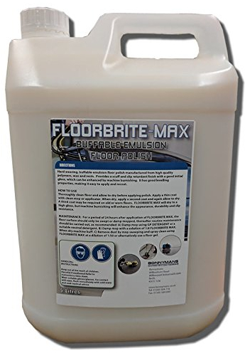 Floorbrite - Buffable Floor Polish - All Floor Types - 5 litres