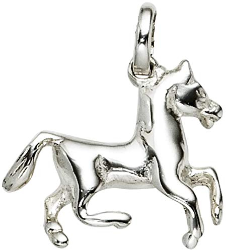 Anhänger Pferd aus echtem 925 Silber Sterlingsilber für Kinder Silberanhänger