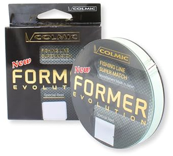 Colmic Former Evolution – Monofilo Giapponese Doppia Siliconatura, Alta Resistenza, Rosso Scuro Mimetico – Bolognese, Match, Carpa, Siluro, Surf Casting – Bobine 150mt e 600mt