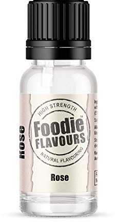 Natural Rose Food Flavouring 15ml - Foodie Flavours