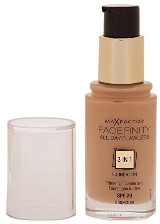 Max Factor All Day Flawless 3 in 1 Foundation 80 Bronze, 30 ml