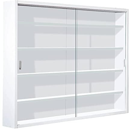 AltoBuy Collect - Vitrine Murale 5 Compartiments Blanche