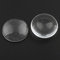 Perlin 25 Klare GLAS CABOCHON Schmuck Rund 20mm Basteln Super Optik A Grade Transparent Cabochons R181