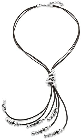 Uno De 50 Damen-Halskette Versilbert Leder 53 cm - COL1056MARMTL0U