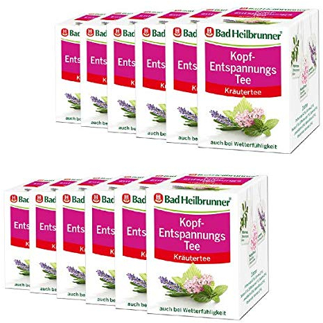 Bad Heilbrunner Kopf-Entspannungs Tee 12er Pack