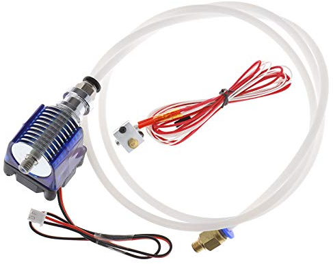 ENET YINETTECH 1.75mm Filament 0.4mm Extrusion Nozzle V6 J-head Hotend with Cooling Fans & Feed Tube for 3D Printer