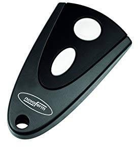 Novoferm TM02048131332 Novotron 502 Émetteur Manuel Fréquence 433 MHz 2 canaux Code changeant KeeLoq pour Porte de Garage, Noir