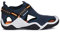 Geox Garçon Jr Wader SANDALS, Bleu Marine Orange Fluo, 37 EU