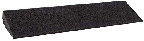 Bordsteinrampe Gummi LxBxH: 800x250x70 mm schwarz (Rampe Gummikeil Rollstuhlrampe Auffahrrampe Auffahrkeil Auffahrhilfe Türschwellenrampe, Autorampe)
