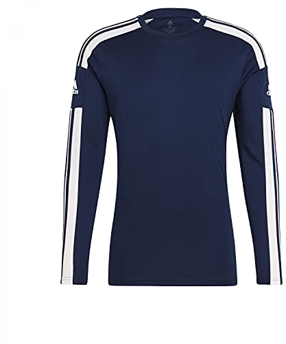 adidas Men's Squadra 21 Long Sleeve Jersey, Team Navy/White, XL