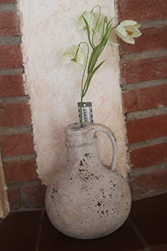 Flaschenvase Valo mit antiker Optik, Shabby-chic, urige Vase H 22 cm