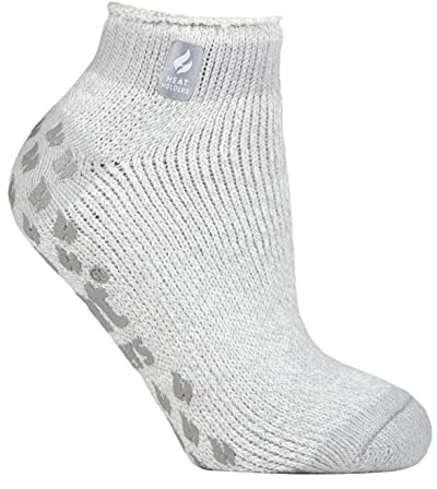 HEAT HOLDERS Damen Socken Kurz Warm Quarter Füßlinge Socken | Kurz Thermosocken Sneaker mit ABS
