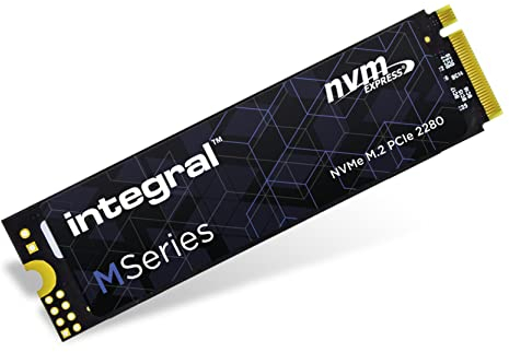 Integral SSD 500GB SSD M.2 2280 NVME 1.2 PCIe Gen3x4 R-2000MB/s W-1600MB/s M1 Solid State Drive