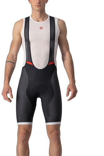 Castelli 4522003 Competizione Kit Bib Uomo Salopette Corte da Ciclismo Black White L