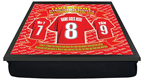 Liverpool Personalised Football Shirt Lap Tray Gift, M, Multicoloured