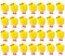 BESPORTBLE Mini-Küken Osterküken Gelbe Ostern Chenille Küken Osterdeko Chenille-Küken Häubchen-Osterdeko Plüsch Osterküken Küken Deko Mini Babyküken für Osterfeier Osterdekoration 60 Stück