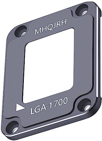 MHQJRH CPU Contact Frame Bending Corrector Frame,Anti-Bending Buckle,LGA 1700 Retrofit Kit for Intel 12th/13th Generation (Space Gray)