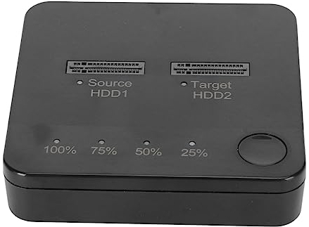 M.2 SSD-Duplikator, Dual Bay M.2 SATA SSD-Dockingstation, Unterstützt Offline-Klon-Duplikator, Werkzeugloses Externes Festplattengehäuse Vom Typ C zu SATA SSD für B- und M-Key